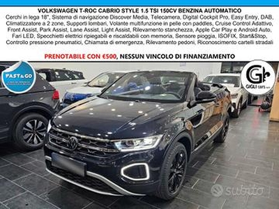 Volkswagen T-Roc Cabriolet 1.5 TSI ACT DSG Style