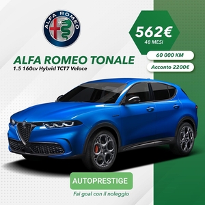 Alfa Romeo Tonale 1.5 160 CV MHEV TCT7 Veloce