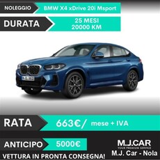 BMW X4 xdrive20i mhev 48V Msport auto nuovo