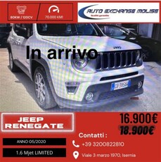 Jeep Renegade 1.6 Mjt 120 CV Limited usato