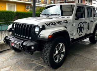 Jeep Wrangler Unlimited 2.2 Mjt II Sahara usato