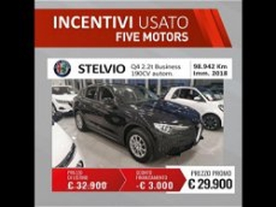 Alfa Romeo Stelvio Stelvio 2.2 Turbodiesel 190 CV AT8 Q4 Business del 2018 usata a Brindisi