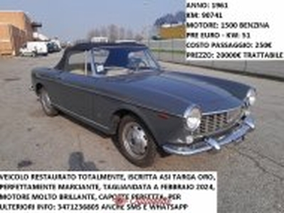 Fiat 1500 Cabriolet 1964 ASI Restaurata