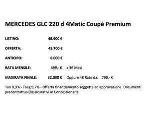 MERCEDES GLC 220 d 4Matic Coupé Premium