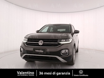 Volkswagen T-Cross 1.0 TSI 115 CV Advanced BMT del 2020 usata a Roma