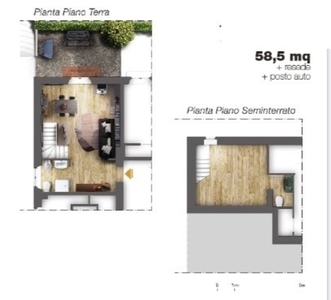 Bilocale in PIAZZA TASSO, Firenze, 2 bagni, giardino privato, 60 m²