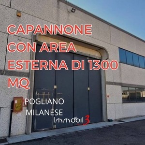 Capannone Industriale in vendita a Pogliano Milanese via Enrico Mattei, 7