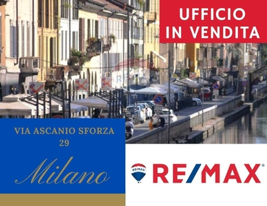 Ufficio in vendita a Milano via Ascanio Sforza, 29