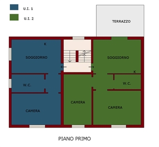 Trilocale ristrutturato a Certaldo