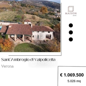 Villa in Vendita in Via Grola 37 a Sant'Ambrogio di Valpolicella