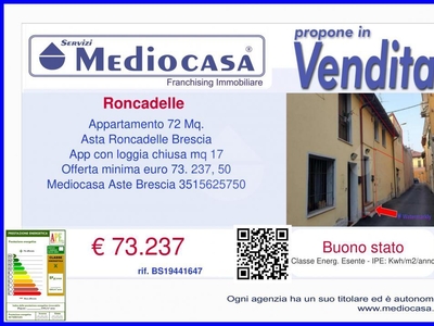 Appartamento in vendita a Roncadelle