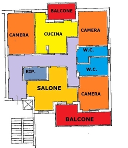 Quadrilocale in Viale Atlantici, Benevento, 2 bagni, 126 m², 1° piano