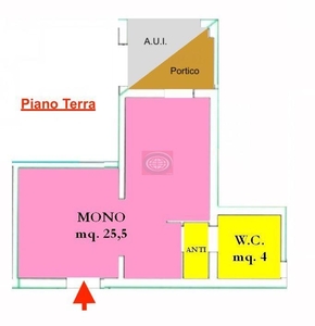 Appartamento monolocale 41mq