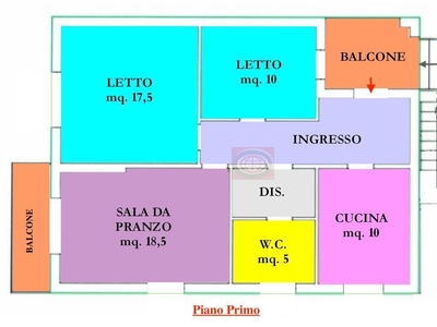 Appartamento trilocale 97mq