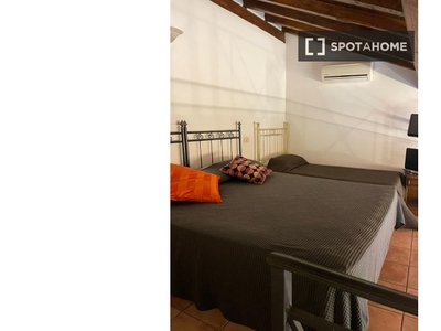 Grazioso appartamento loft con 1 camera da letto in affitto a Vermicino, Roma