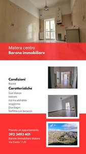 Quadrilocale a Matera, 2 bagni, 80 m², 1° piano, terrazzo in vendita