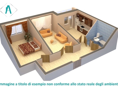 Quadrilocale in Vendita a Siena, 61'000€, 74 m², con Box