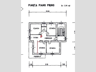 Appartamento in Vendita a Trento, 250'000€, 110 m²