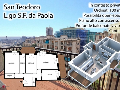 Appartamento in Vendita in Largo SAN FRANCESCO DA PAOLA a Genova