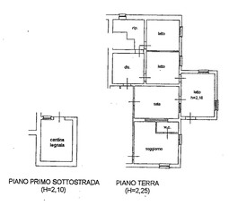 Villa singola da ristrutturare con giardino privato e con garage