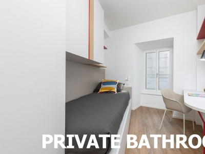 Camera singola con bagno privato e aria condizionata [TN_GVN3-2_S4]