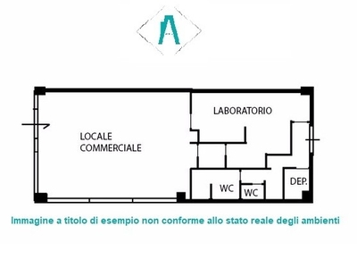Ufficio in Vendita a Alessandria, 46'500€, 108 m²