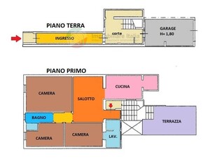 Appartamento in Vendita a Pesaro, 240'000€, 125 m², arredato
