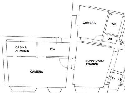Trilocale in Vendita a Siena, 230'000€, 65 m²