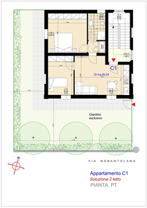 MAISONETTE DI 79MQ IN CLASSE A1 ZONA CROCETTA