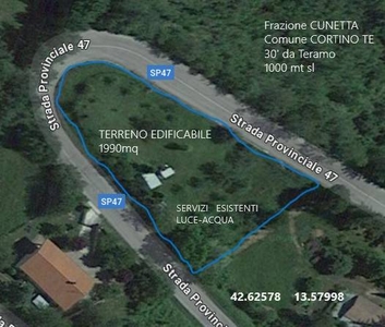 Terreno Residenziale in vendita a Cortino sp47