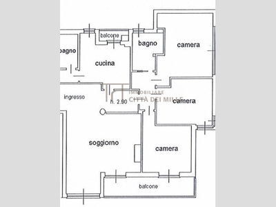 Quadrilocale in Affitto a Bergamo, zona Piscine Conca D'oro, 1'400€, 150 m²