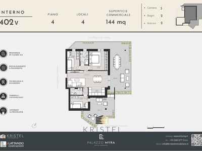 Quadrilocale in Vendita a Pescara, zona Centro, 459'000€, 149 m²