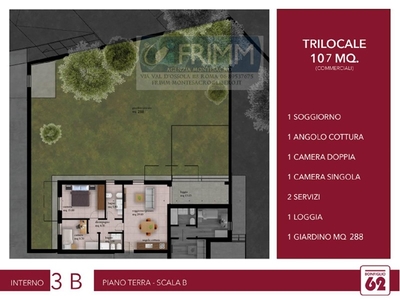 Trilocale in Vendita a Roma, 340'000€, 105 m²