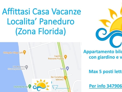 Casa Vacanze affitto Cittadella del Capo, zona Florida Supermercato Vivo