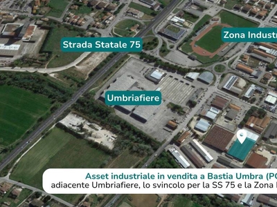Capannone Industriale in vendita a Bastia Umbra via dell'Artigianato, 14