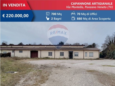 Capannone Industriale in vendita a Ponzano Veneto via Montello, 5