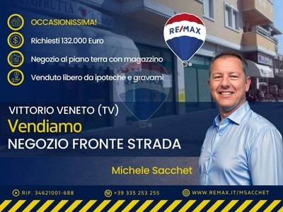 Negozio in vendita a Vittorio Veneto via Virgilio, 41