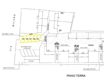 Posto Auto in vendita a Rovato via Milano, 107