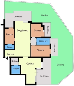 Quadrilocale in Via Max Valier, Bolzano, 3 bagni, giardino privato