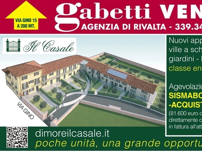 Villa a schiera in Via Bianca Della Valle, 21, Rivalta di Torino (TO)