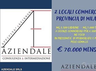 Aziendale - 2 locali commerciali mq 3.500 cadauno