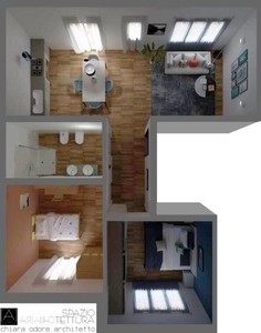 Quadrilocale a Poggibonsi, 1 bagno, 100 m², 2° piano, da ristrutturare