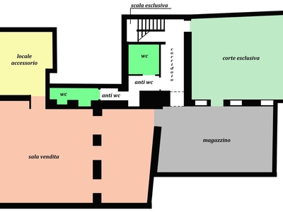 Negozio in Affitto a Venezia, 8'000€, 180 m²