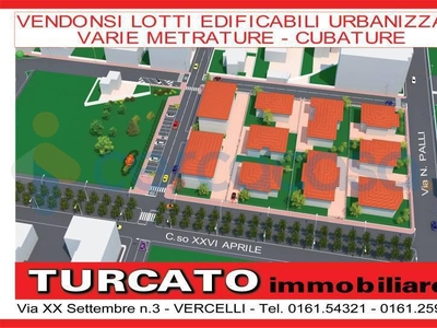 Terreno edificabile in vendita a Vercelli