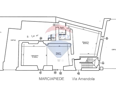 Negozio in Affitto a Varese, zona Masnago, 700€, 83 m²