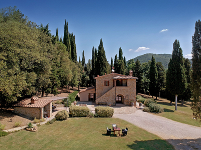 Villa 'Podere Cafaggio' con piscina privata, terrazza privata e aria condizionata