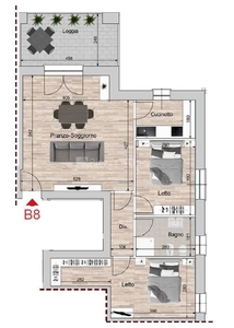 Appartamento di 96 mq a Reggio nell'Emilia