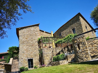 Stylish country house with olive grove and large garden