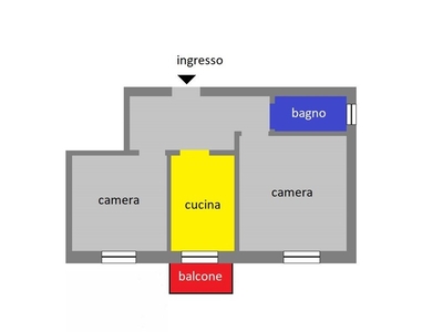 Appartamento in Affitto a Genova, zona Di Negro, 580€, 69 m²