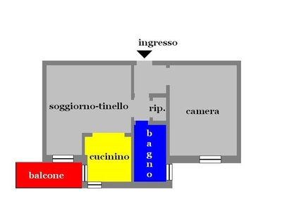 Quadrilocale in Vendita a Genova, zona San Teodoro, 62'000€, 55 m², arredato